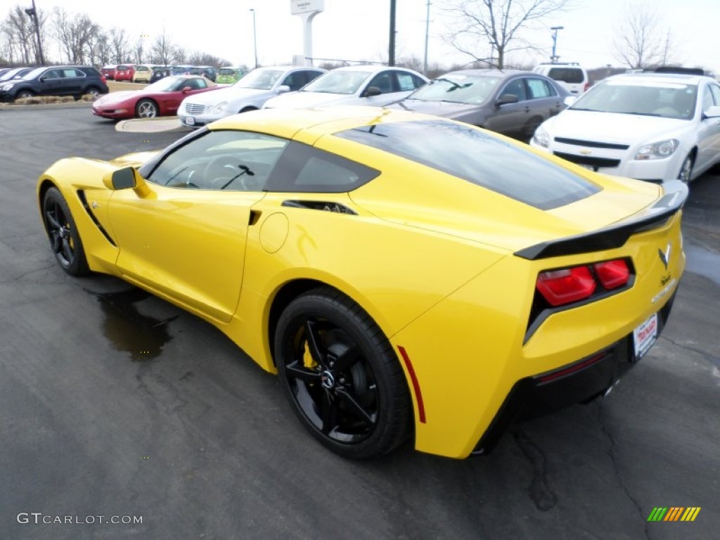 2015 Corvette Stingray Coupe - Velocity Yellow Tintcoat / Jet Black photo #6