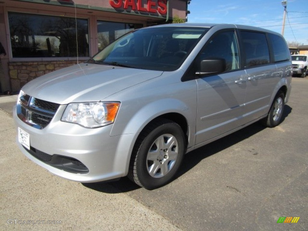 2012 Grand Caravan SE - Bright Silver Metallic / Black/Light Graystone photo #1