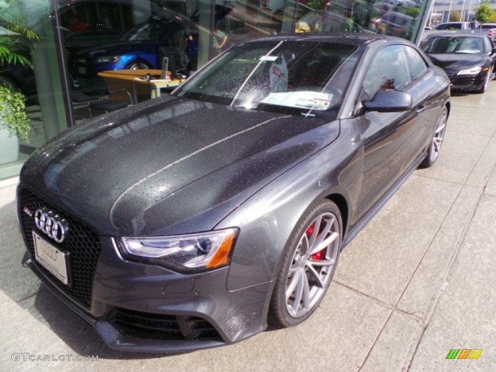 Daytona Gray Pearl 2015 Audi RS 5 Coupe quattro Exterior Photo #102218054