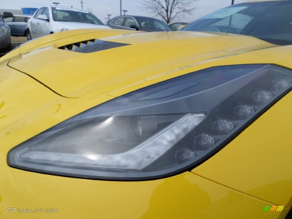 2015 Corvette Stingray Coupe - Velocity Yellow Tintcoat / Jet Black photo #42