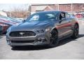 2015 Magnetic Metallic Ford Mustang EcoBoost Premium Coupe  photo #1