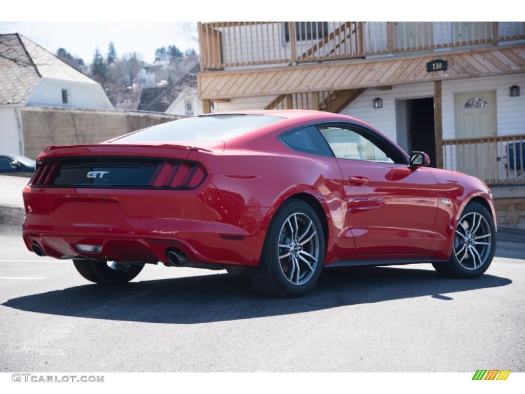 Race Red 2015 Ford Mustang GT Coupe Exterior Photo #102218228