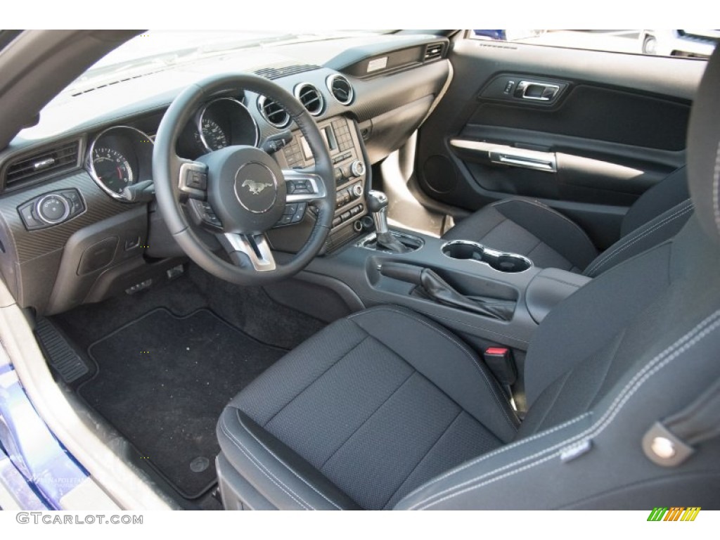 2015 Mustang V6 Coupe - Deep Impact Blue Metallic / Ebony photo #5