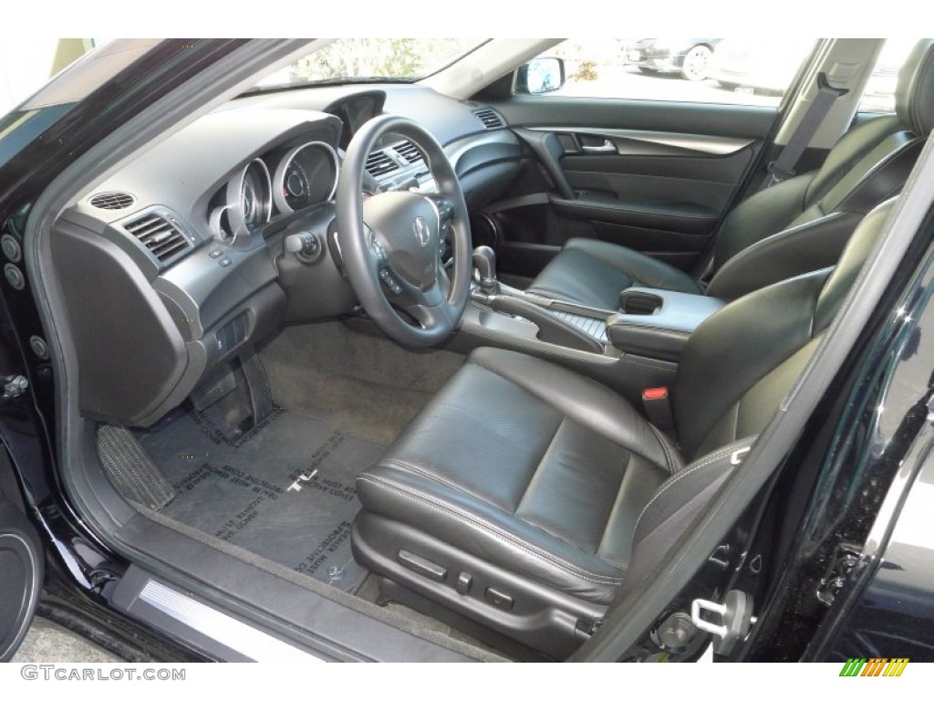 Ebony Interior 2012 Acura TL 3.7 SH-AWD Technology Photo #102218903
