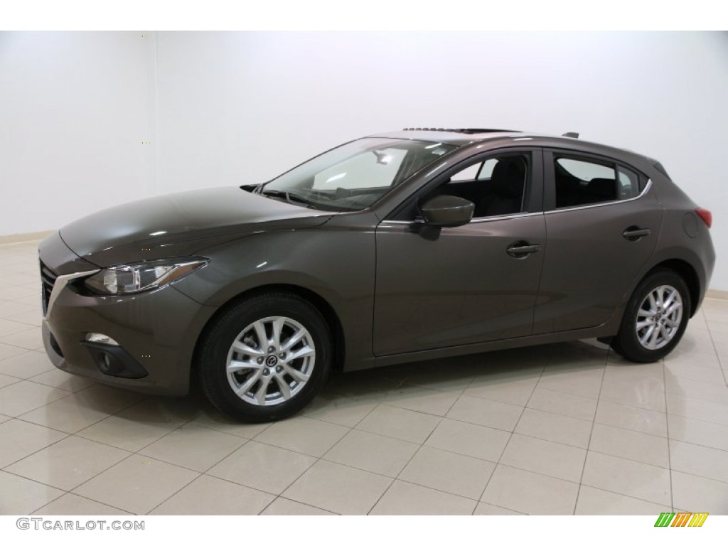 Titanium Flash Mica 2015 Mazda MAZDA3 i Touring 5 Door Exterior Photo #102219188