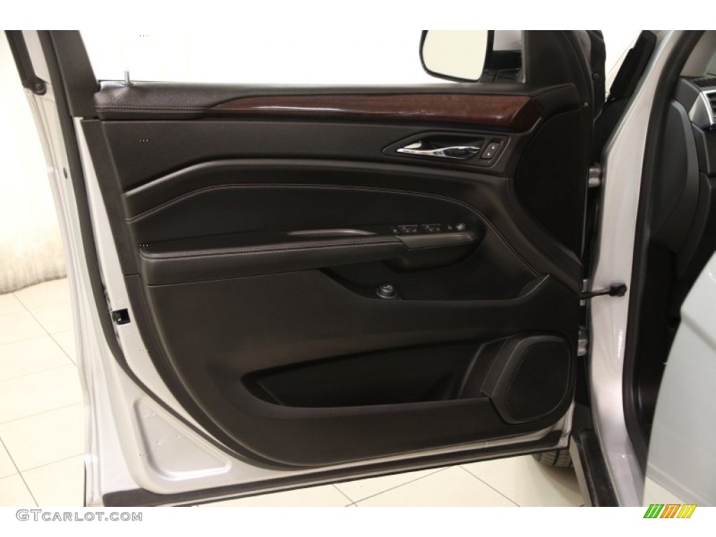 2012 Cadillac SRX Luxury Ebony/Ebony Door Panel Photo #102220492