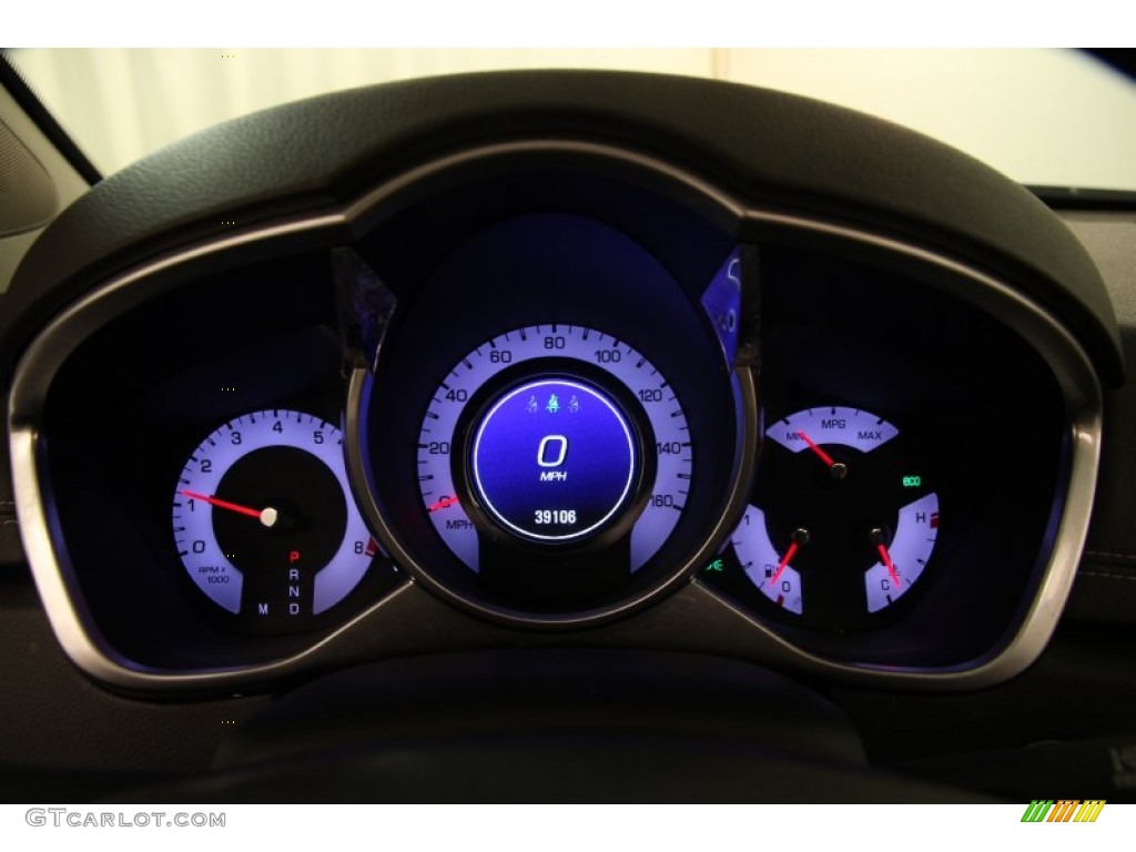 2012 Cadillac SRX Luxury Gauges Photo #102220517