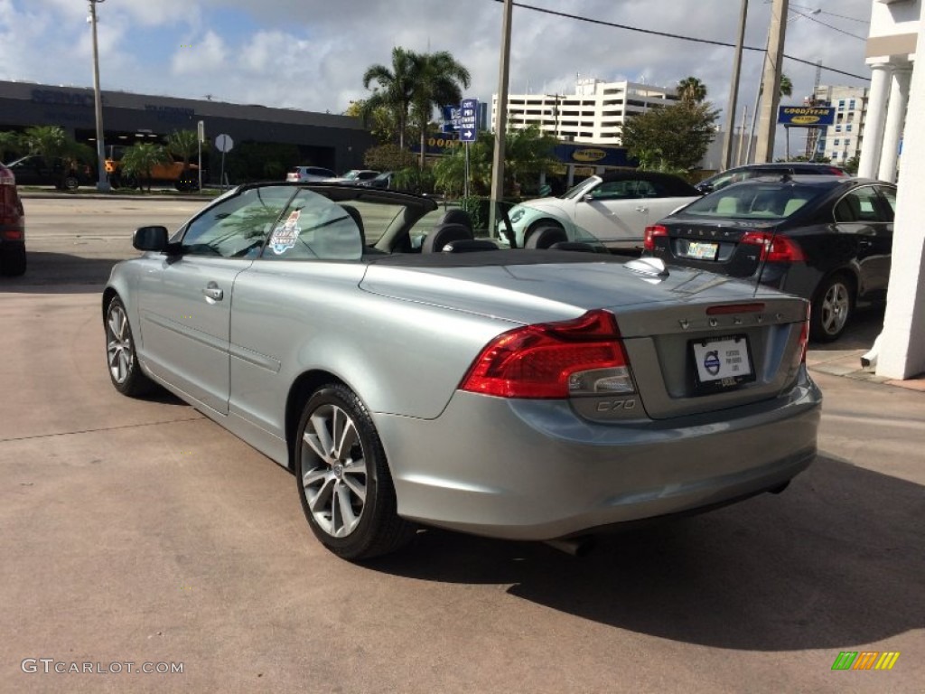 2011 C70 T5 - Electric Silver Metallic / Soverign Hide Off Black Leather/Off Black photo #3