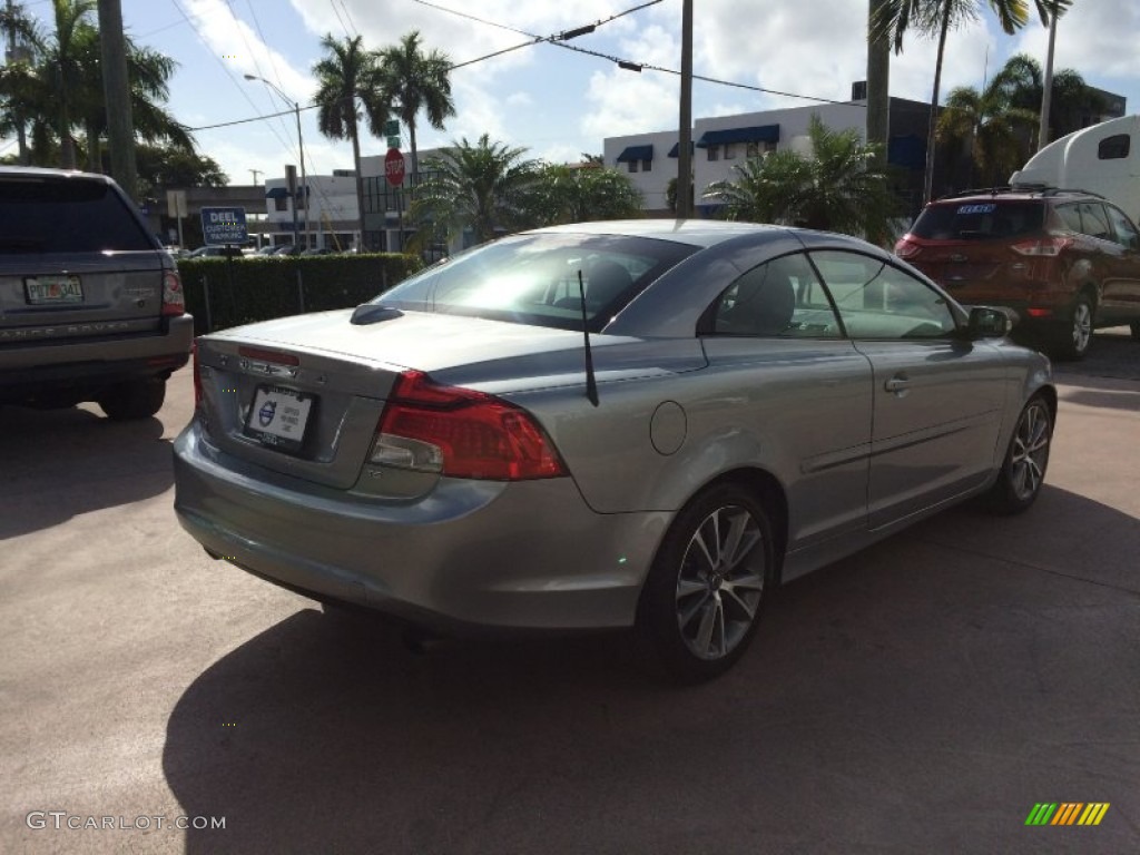 2011 C70 T5 - Electric Silver Metallic / Soverign Hide Off Black Leather/Off Black photo #5