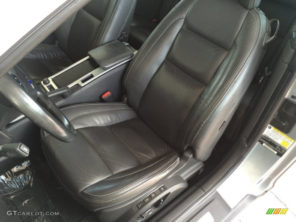 2011 C70 T5 - Electric Silver Metallic / Soverign Hide Off Black Leather/Off Black photo #9