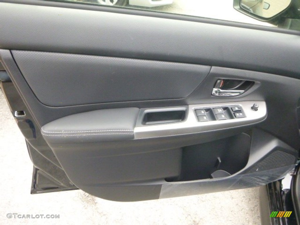 2015 Subaru XV Crosstrek 2.0i Limited Black Door Panel Photo #102222811