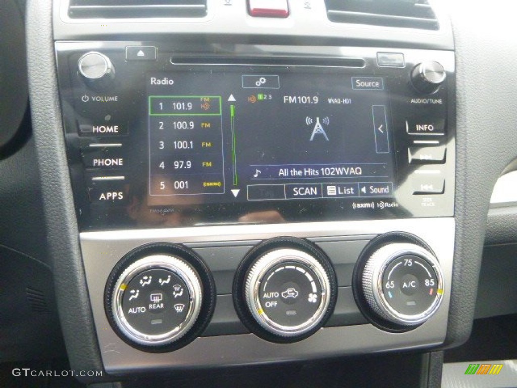 2015 Subaru XV Crosstrek 2.0i Limited Controls Photo #102222874