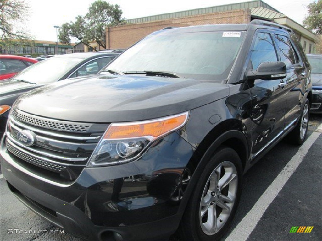 2014 Explorer Limited - Tuxedo Black / Charcoal Black photo #2