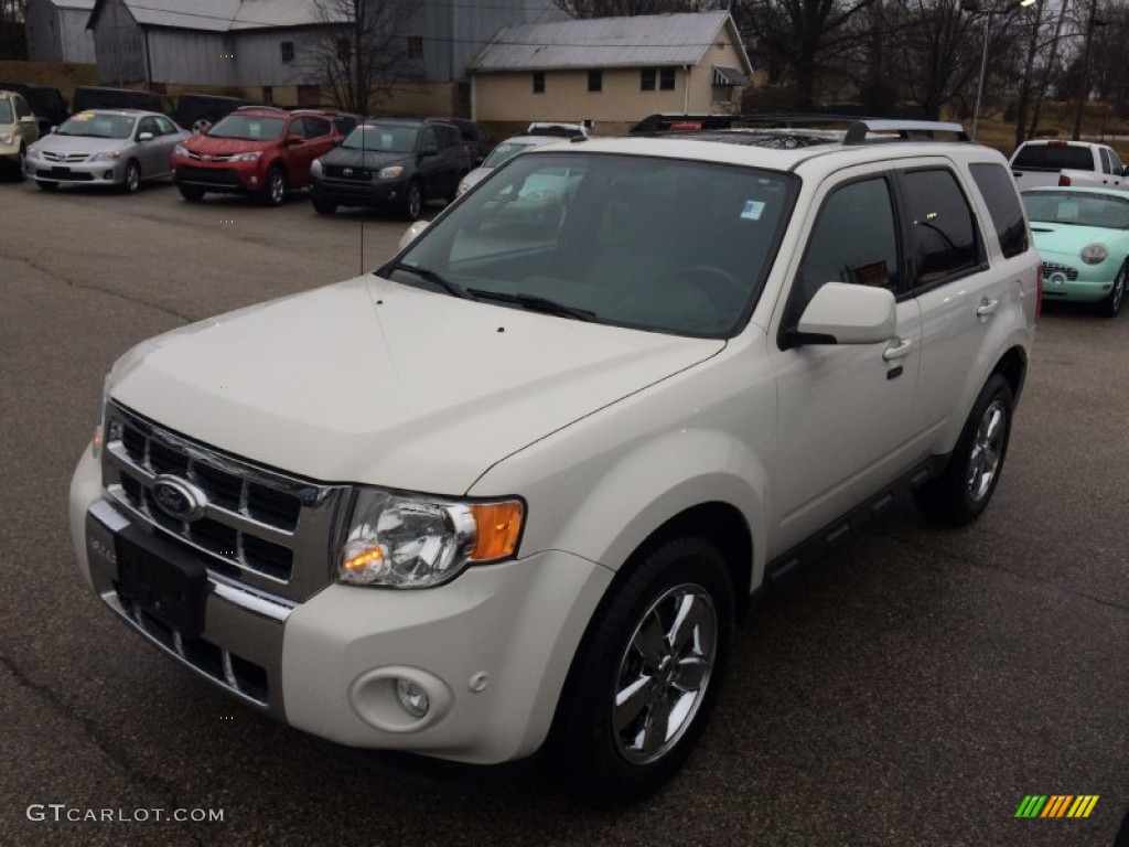 2010 Escape Limited V6 4WD - White Suede / Charcoal Black photo #1