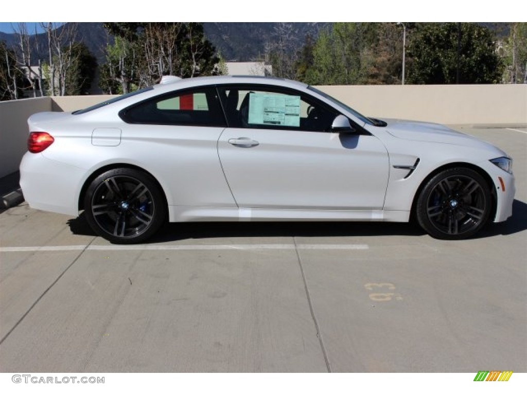 Mineral White Metallic 2015 BMW M4 Coupe Exterior Photo #102223687
