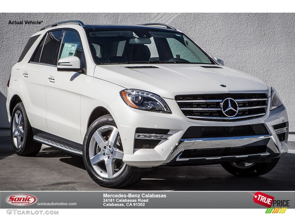 designo Diamond White Metallic Mercedes-Benz ML