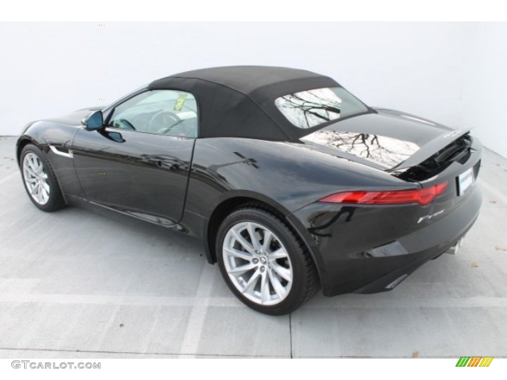 2014 F-TYPE  - Ultimate Black Metallic / Jet photo #13