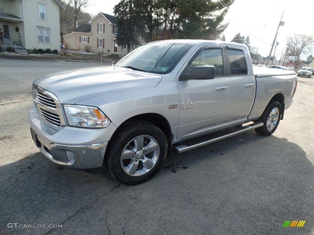 Bright Silver Metallic 2014 Ram 1500 SLT Quad Cab 4x4 Exterior Photo #102226231