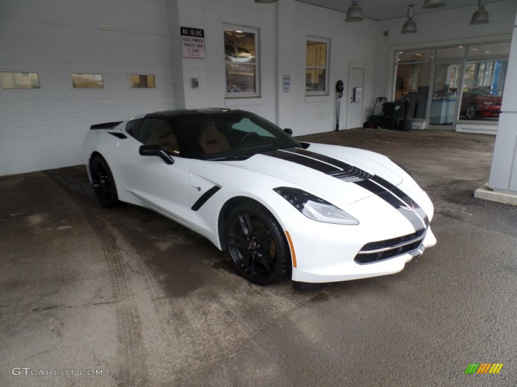 Arctic White 2015 Chevrolet Corvette Stingray Coupe Z51 Exterior Photo #102227053