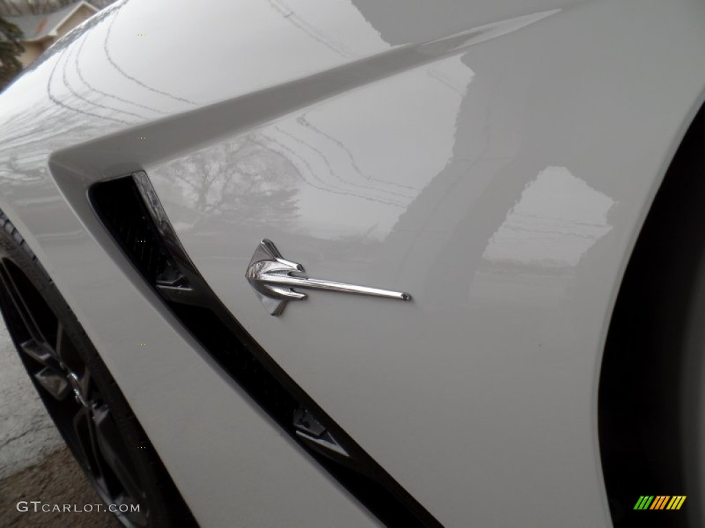 2015 Corvette Stingray Coupe Z51 - Arctic White / Kalahari photo #12