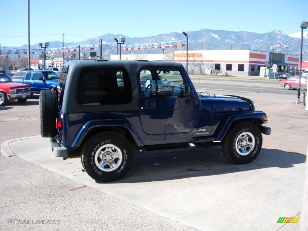 2003 Wrangler X 4x4 - Patriot Blue / Dark Slate Gray photo #6