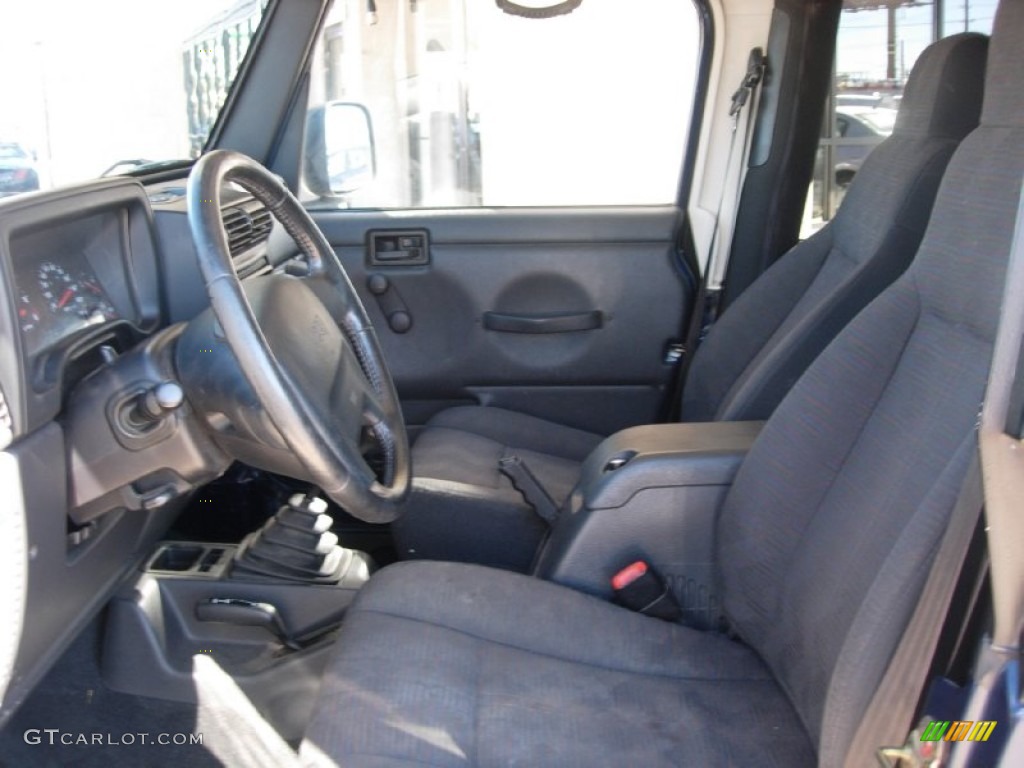 2003 Wrangler X 4x4 - Patriot Blue / Dark Slate Gray photo #9