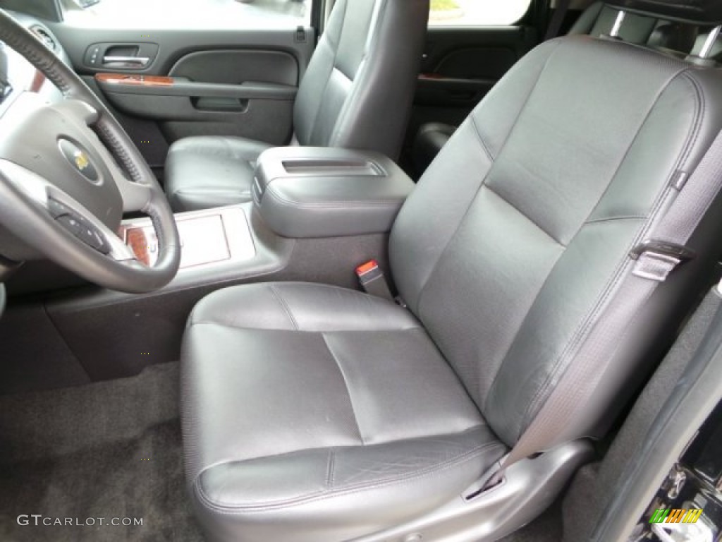 Ebony Interior 2014 Chevrolet Tahoe LTZ Photo #102228334