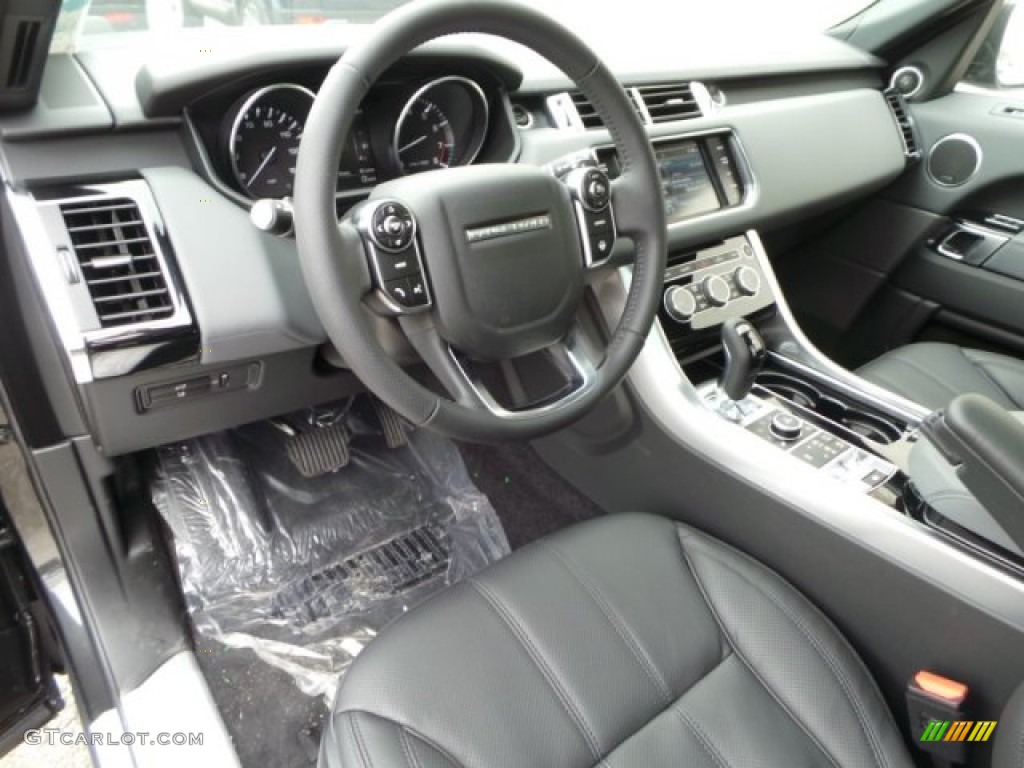Ebony/Lunar Interior 2015 Land Rover Range Rover Sport Supercharged Photo #102229036