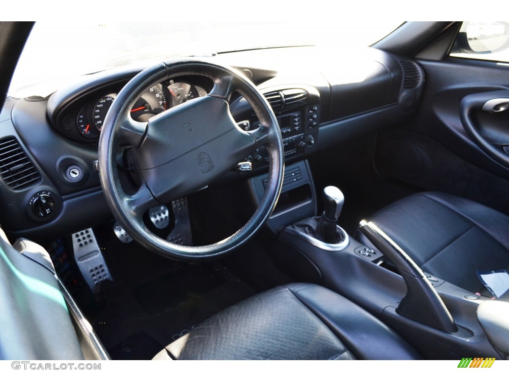 2000 911 Carrera Coupe - Slate Grey Metallic / Black photo #6