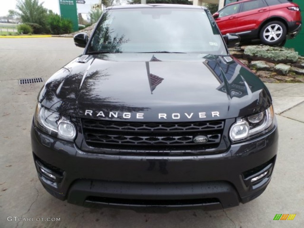 2015 Range Rover Sport Supercharged - Causeway Grey Premium Metallic / Ebony/Pimento photo #3