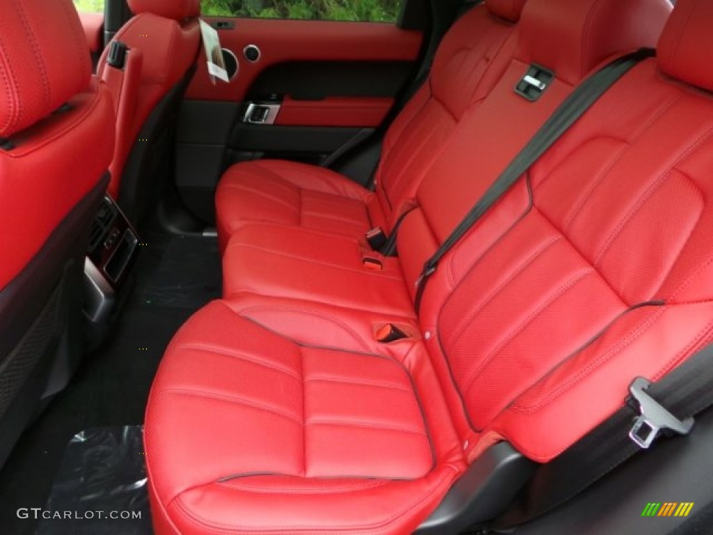 2015 Land Rover Range Rover Sport Supercharged Rear Seat Photo #102230029