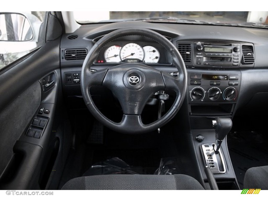 2004 Corolla S - Lunar Mist Silver Metallic / Black photo #5