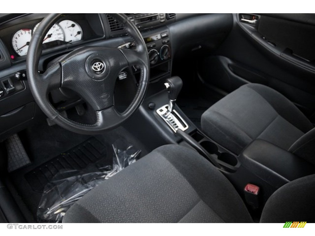 2004 Corolla S - Lunar Mist Silver Metallic / Black photo #11