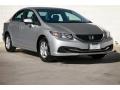 Alabaster Silver Metallic 2014 Honda Civic Natural Gas Sedan