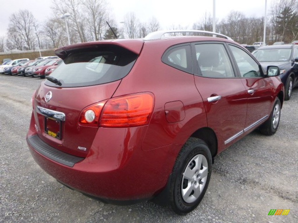 2015 Rogue Select S AWD - Cayenne Red / Black photo #3