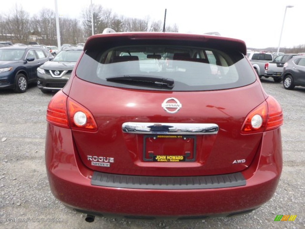 2015 Rogue Select S AWD - Cayenne Red / Black photo #4