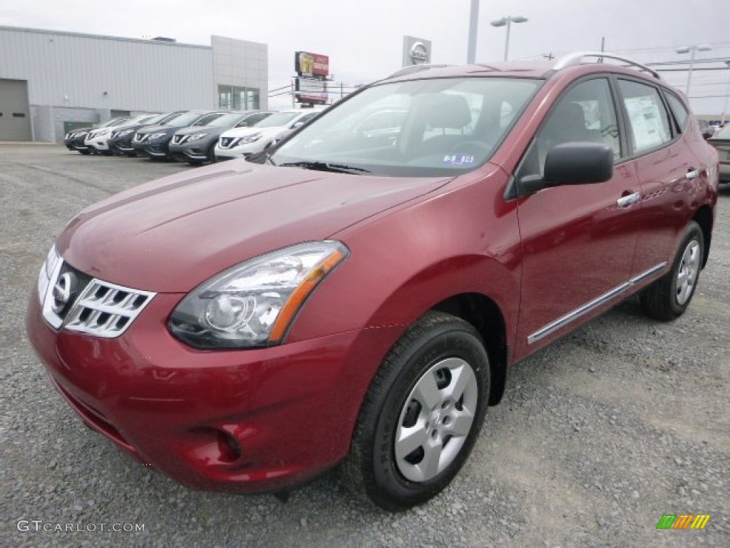 Cayenne Red 2015 Nissan Rogue Select S AWD Exterior Photo #102234370