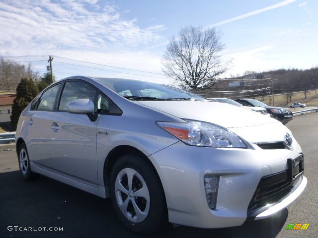 2013 Prius Four Hybrid - Classic Silver Metallic / Dark Gray photo #1