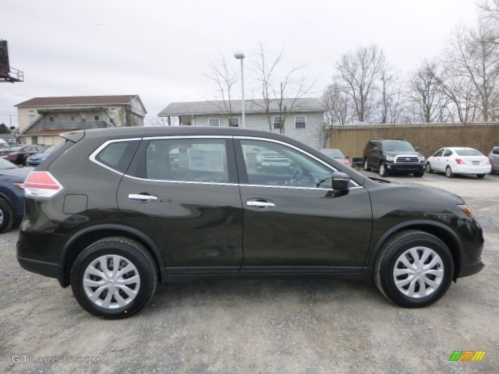 Midnight Jade 2015 Nissan Rogue S AWD Exterior Photo #102235936