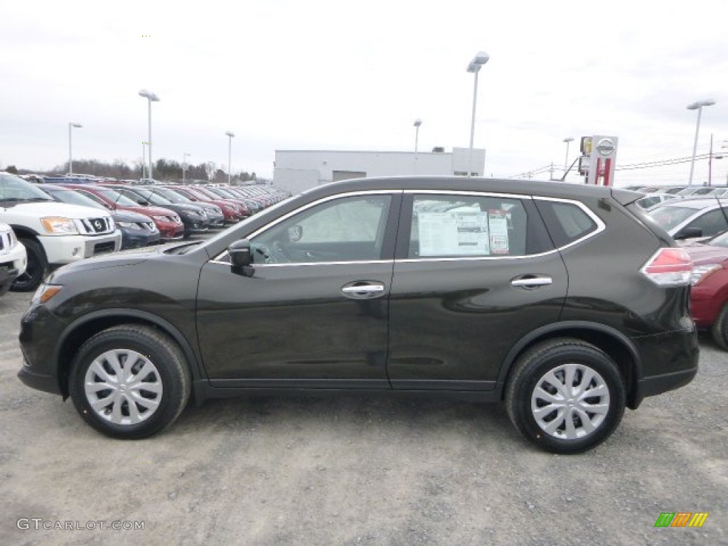 2015 Rogue S AWD - Midnight Jade / Charcoal photo #6