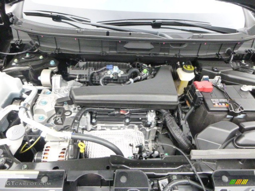 2015 Rogue S AWD - Super Black / Almond photo #15