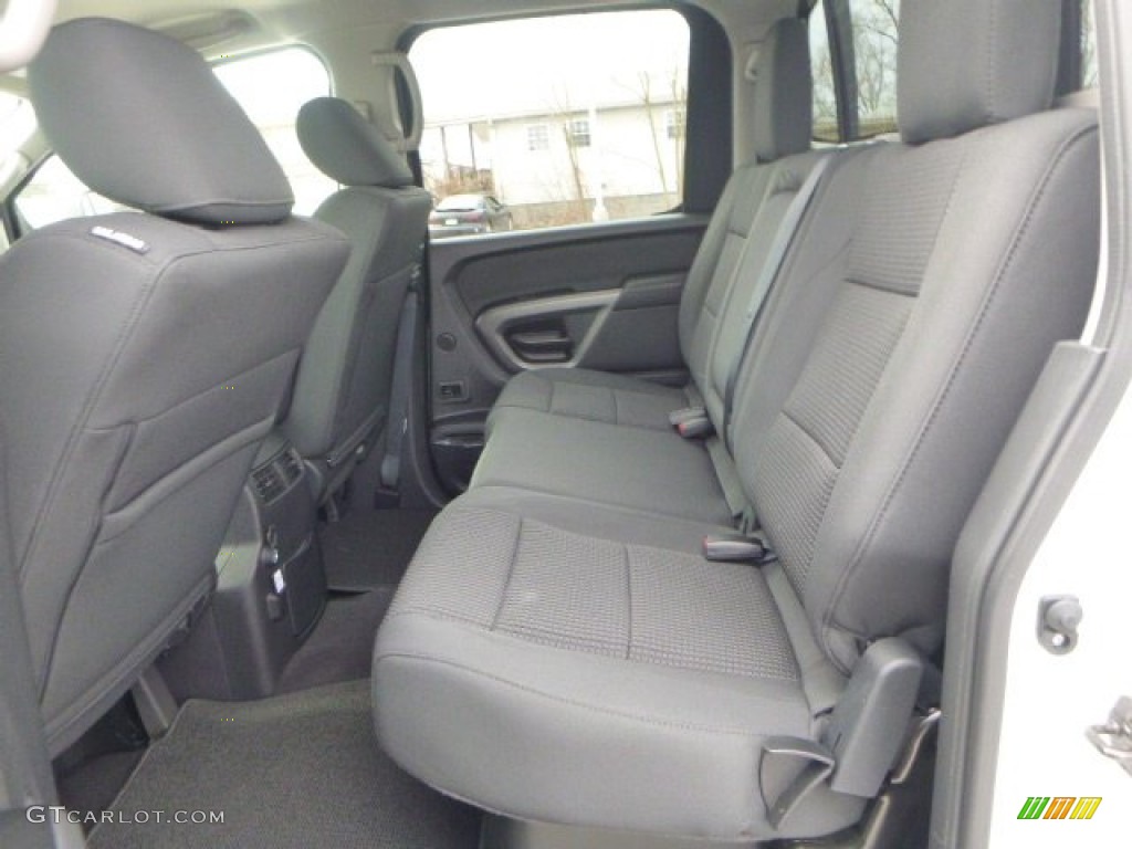 2015 Nissan Titan SV Crew Cab 4x4 Rear Seat Photos