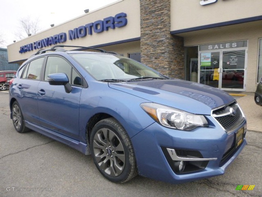 2015 Impreza 2.0i Sport Premium 5 Door - Quartz Blue Pearl / Black photo #1