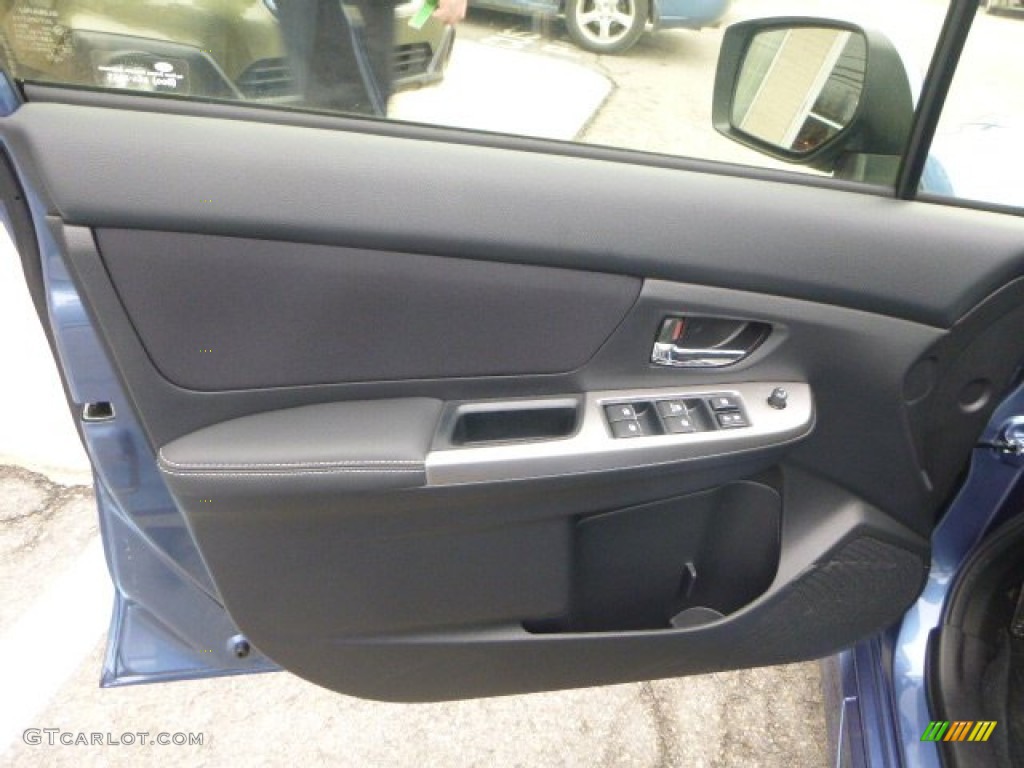 2015 Subaru Impreza 2.0i Sport Premium 5 Door Black Door Panel Photo #102238054