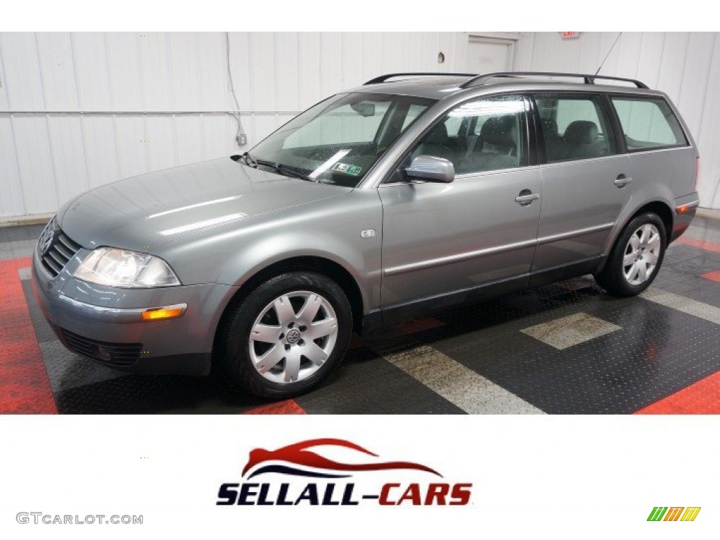 2003 Passat GLX Wagon - Silverstone Grey Metallic / Grey photo #1