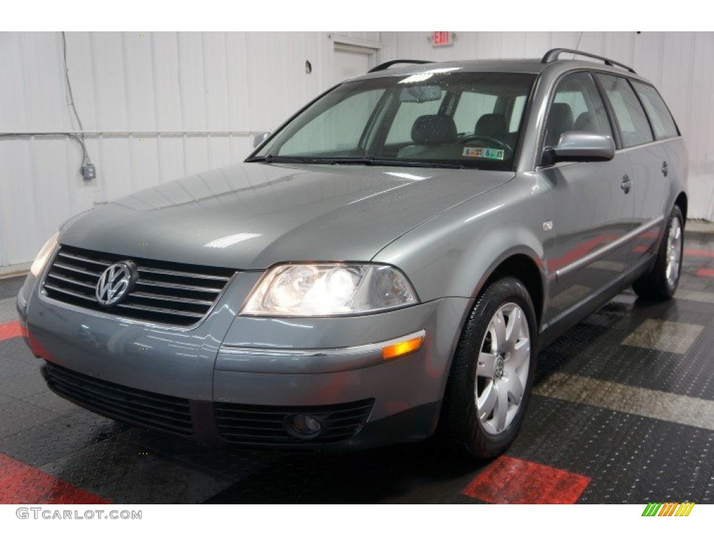 2003 Passat GLX Wagon - Silverstone Grey Metallic / Grey photo #3