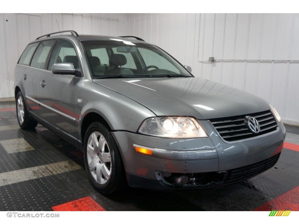 2003 Passat GLX Wagon - Silverstone Grey Metallic / Grey photo #5