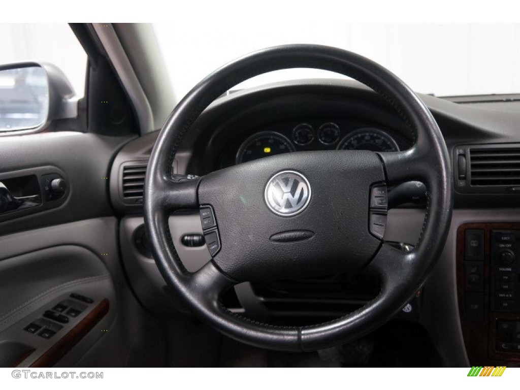 2003 Passat GLX Wagon - Silverstone Grey Metallic / Grey photo #24