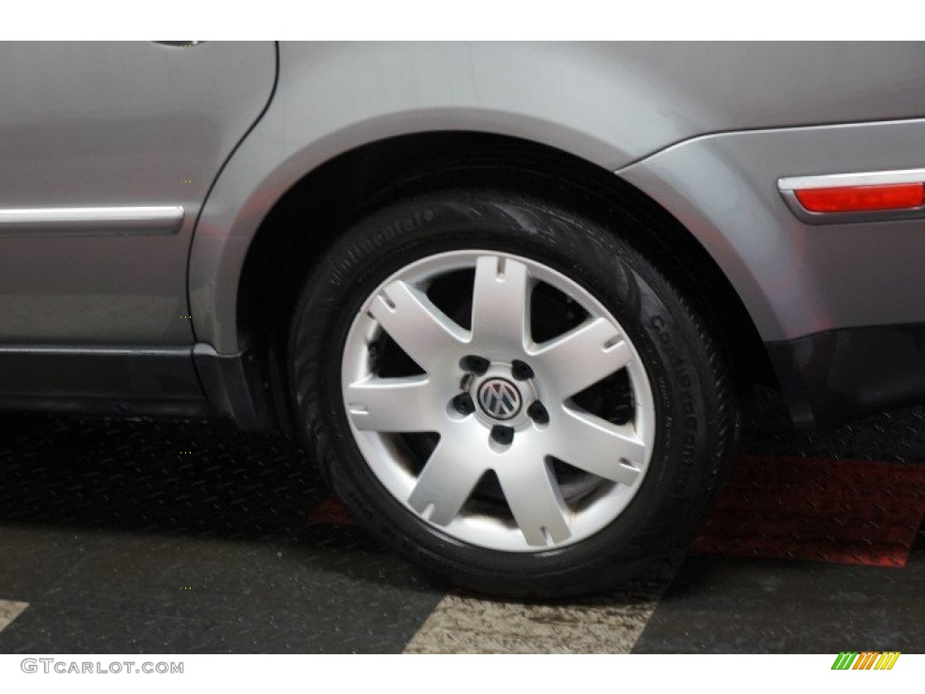2003 Passat GLX Wagon - Silverstone Grey Metallic / Grey photo #57