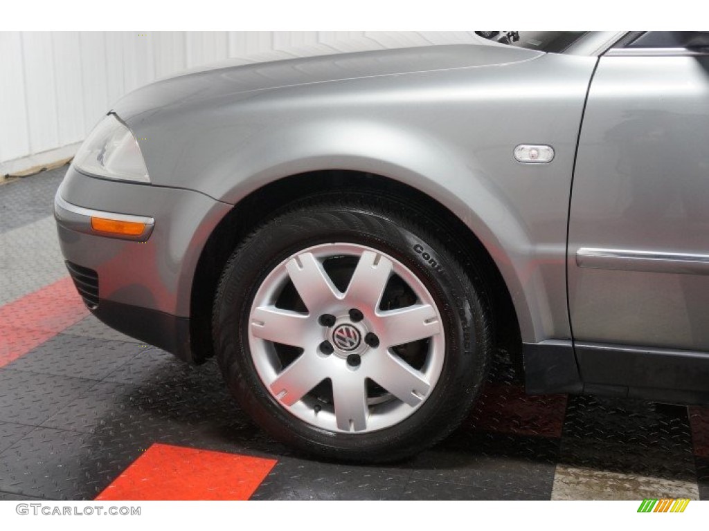 2003 Passat GLX Wagon - Silverstone Grey Metallic / Grey photo #63